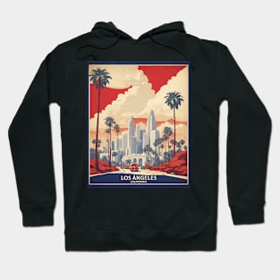 Los Angeles United States of America Tourism Vintage Poster Hoodie